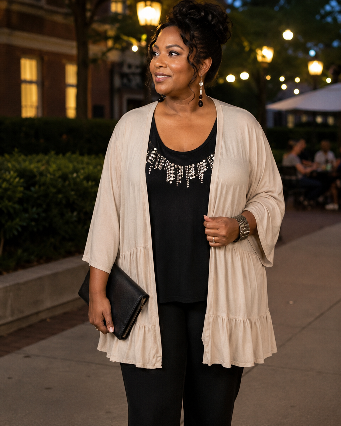 Showstopper Set | Evening Elegance | Spin 3X Cardigan + Avenue Knit Studio 22/24 Top