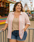 Showstopper Set | Sunshine & Smiles | Time & Tru XXXL Button Down + NWT A New Day 3X Top